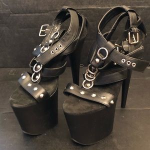 Pleaser flamingo 8 inch heels - Size 10